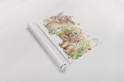 Spring Celebration V by Katrina Pete. shown as a rolled paper print. Available as archival giclee rolled canvas, fine art paper, or poster print. SKU 97418i.