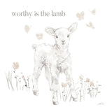 Spring Lambs I Neutral v2 by Katrina Pete. SKU 97394a. Archival Giclee Fine art print for wall decor.