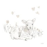Spring Lambs III Neutral by Katrina Pete. SKU 78759a. Archival Giclee Fine art print for wall decor.