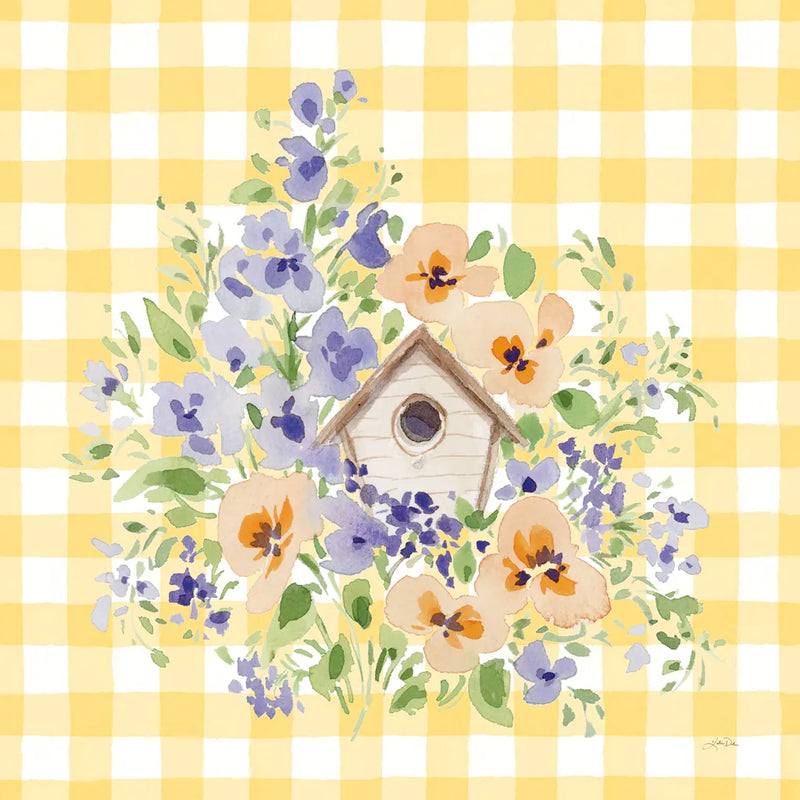 Summer Cottage III by Katrina Pete. SKU 103248a. Archival Giclee Fine art print for wall decor.