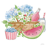 Summer Picnic I by Katrina Pete. SKU 103282a. Archival Giclee Fine art print for wall decor.