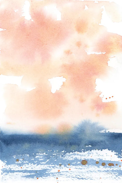 Sunrise Seascape I by Katrina Pete. SKU 65952h. Archival Giclee Fine art print for wall decor.