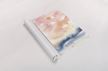 Sunrise Seascape II by Katrina Pete. shown as a rolled paper print. Available as archival giclee rolled canvas, fine art paper, or poster print. SKU 65953h.