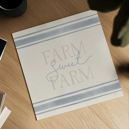 Sweet Farm I by Katrina Pete. Shown as a detailed flat fine art print, highlighting archival giclee quality. Available as an archival giclee rolled canvas, fine art paper, or poster print. SKU 87297a.