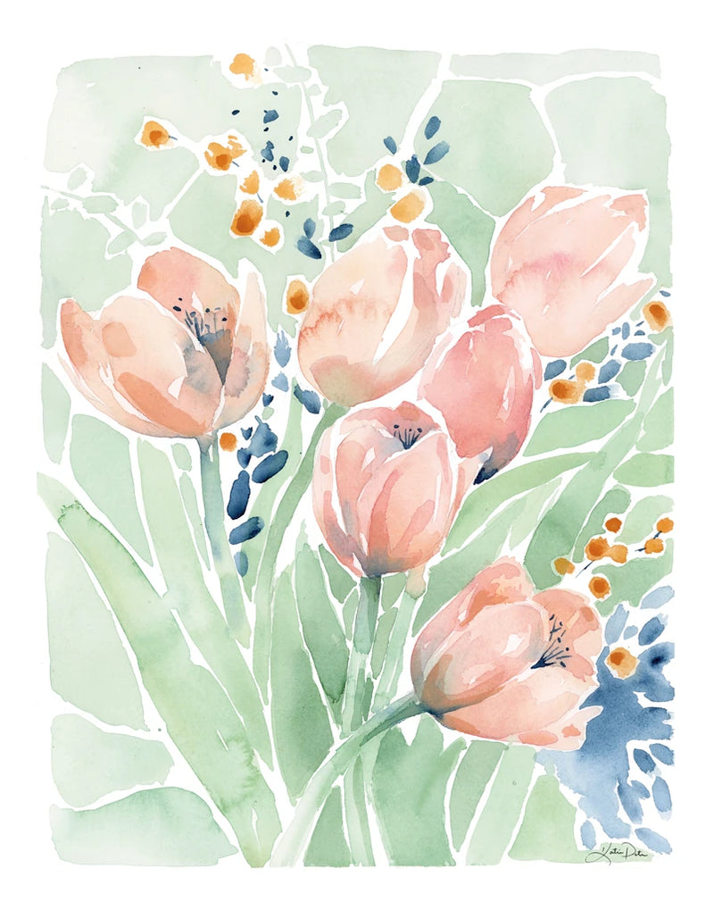 Tulip Spray by Katrina Pete