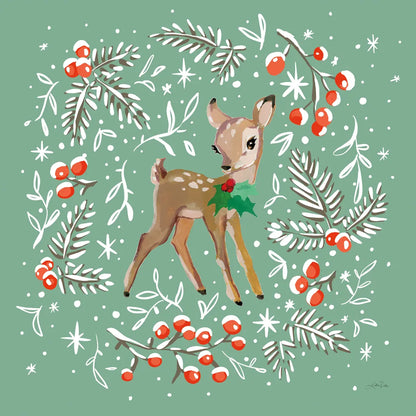 Vintage Christmas I by Katrina Pete. SKU 101673a. Archival Giclee Fine art print for wall decor.