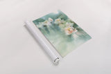Water Lily I by Katrina Pete. shown as a rolled paper print. Available as archival giclee rolled canvas, fine art paper, or poster print. SKU 77659h.