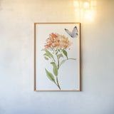 Wild for Wildflowers II by Katrina Pete. shown as a paper print in a natural frame. Available as a archival giclee rolled canvas, fine art paper, or poster print. SKU 82751h.