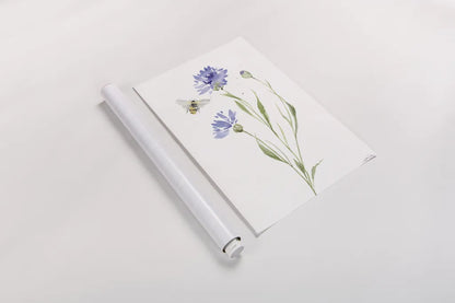Wild for Wildflowers III by Katrina Pete. shown as a rolled paper print. Available as archival giclee rolled canvas, fine art paper, or poster print. SKU 82752h.