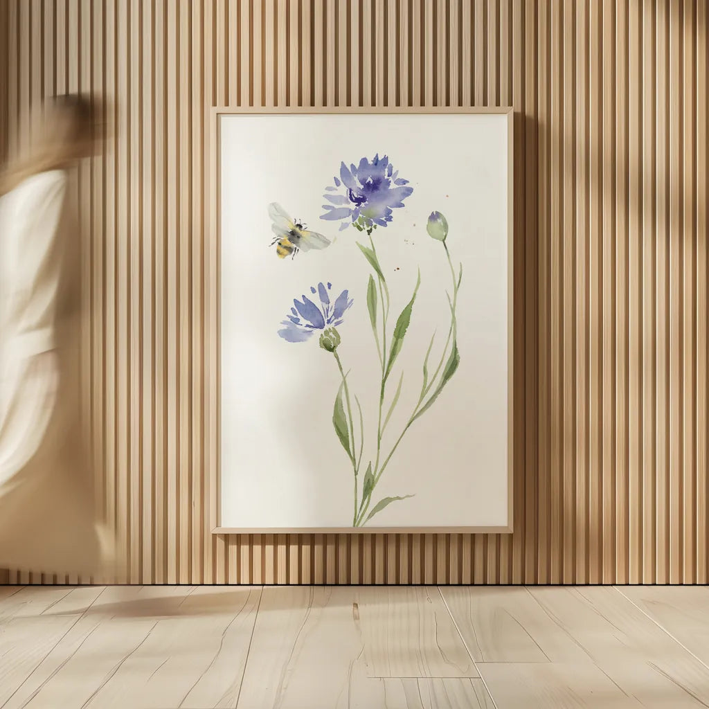 Wild for Wildflowers III by Katrina Pete. shown as over sized large wall art. Available as an archival giclee rolled canvas, fine art paper, or poster print. SKU 82752h.