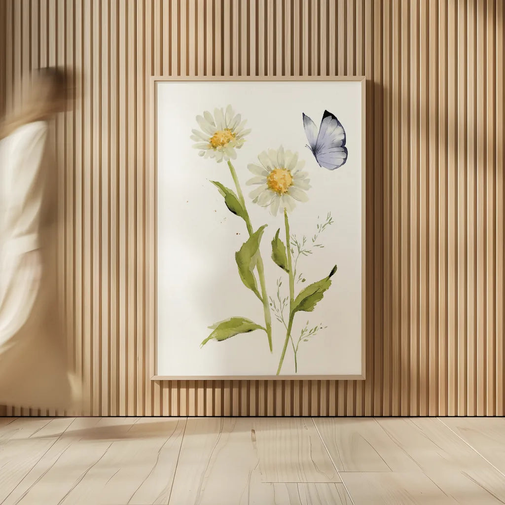 Wild for Wildflowers IV by Katrina Pete. shown as over sized large wall art. Available as an archival giclee rolled canvas, fine art paper, or poster print. SKU 82753h.