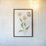 Wild for Wildflowers IV by Katrina Pete. shown as a paper print in a black flame. Available as a archival giclee rolled canvas, fine art paper, or poster print. SKU 82753h.