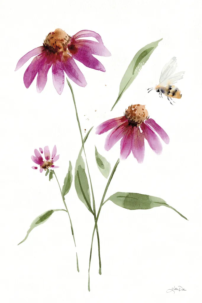 Wild for Wildflowers V by Katrina Pete. SKU 82754h. Archival Giclee Fine art print for wall decor.