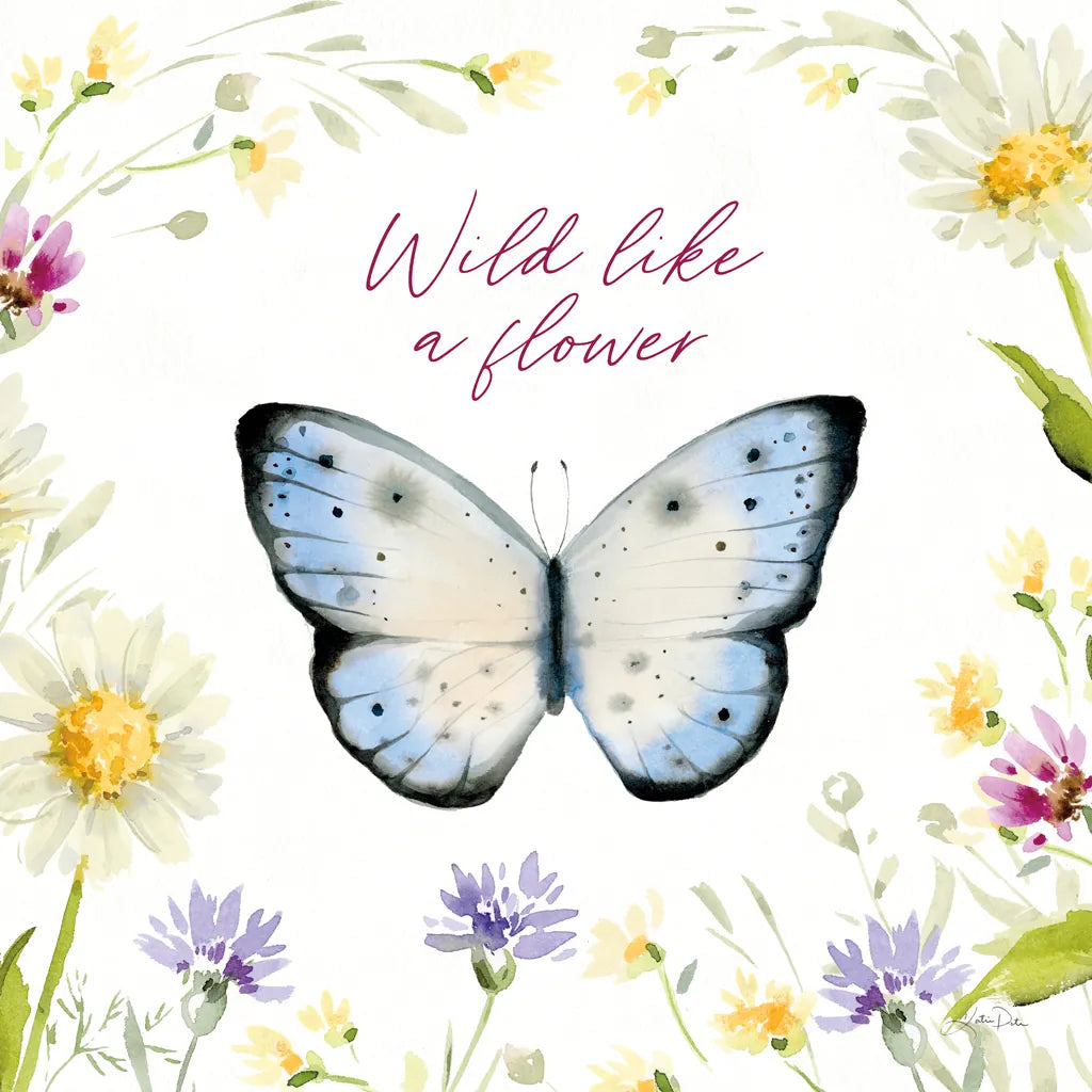 Wild for Wildflowers VII by Katrina Pete. SKU 82756a. Archival Giclee Fine art print for wall decor.