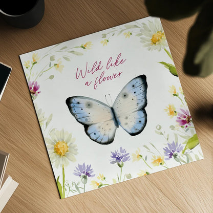 Wild for Wildflowers VII by Katrina Pete. Shown as a detailed flat fine art print, highlighting archival giclee quality. Available as an archival giclee rolled canvas, fine art paper, or poster print. SKU 82756a.