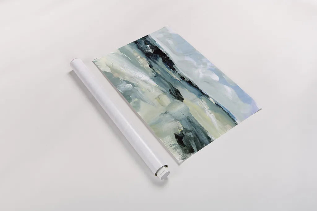 Windswept Landscape by Katrina Pete. shown as a rolled paper print. Available as archival giclee rolled canvas, fine art paper, or poster print. SKU 73250i.