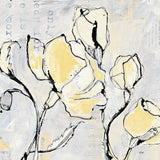 16 Again II with Yellow by Kellie Day. SKU 30933a. Archival Giclee Fine art print for wall decor.