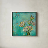 Effulgence by Kellie Day. Shown in a sleek black glass frame for a contemporary gallery look. Available as an archival giclee rolled canvas, fine art paper, or poster print. SKU 21663a.