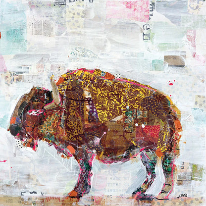 El Buffalo by Kellie Day. SKU 29096a. Archival Giclee Fine art print for wall decor.