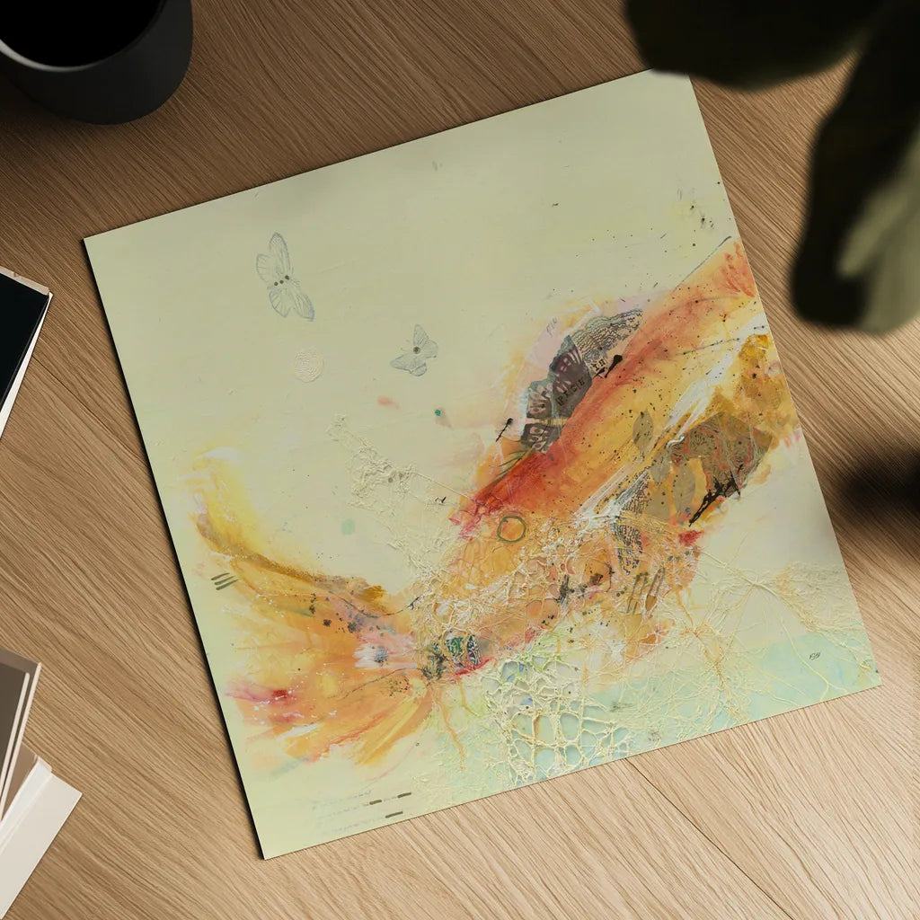 Fish in the Sea I by Kellie Day. Shown as a detailed flat fine art print, highlighting archival giclee quality. Available as an archival giclee rolled canvas, fine art paper, or poster print. SKU 21130a.