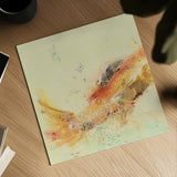 Fish in the Sea I by Kellie Day. Shown as a detailed flat fine art print, highlighting archival giclee quality. Available as an archival giclee rolled canvas, fine art paper, or poster print. SKU 21130a.