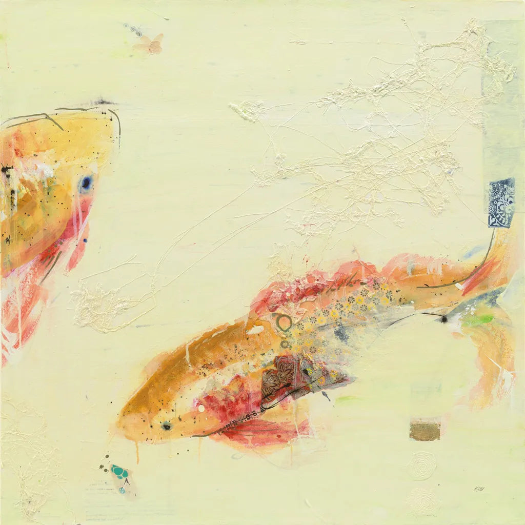Fish in the Sea II by Kellie Day. SKU 21131a. Archival Giclee Fine art print for wall decor.