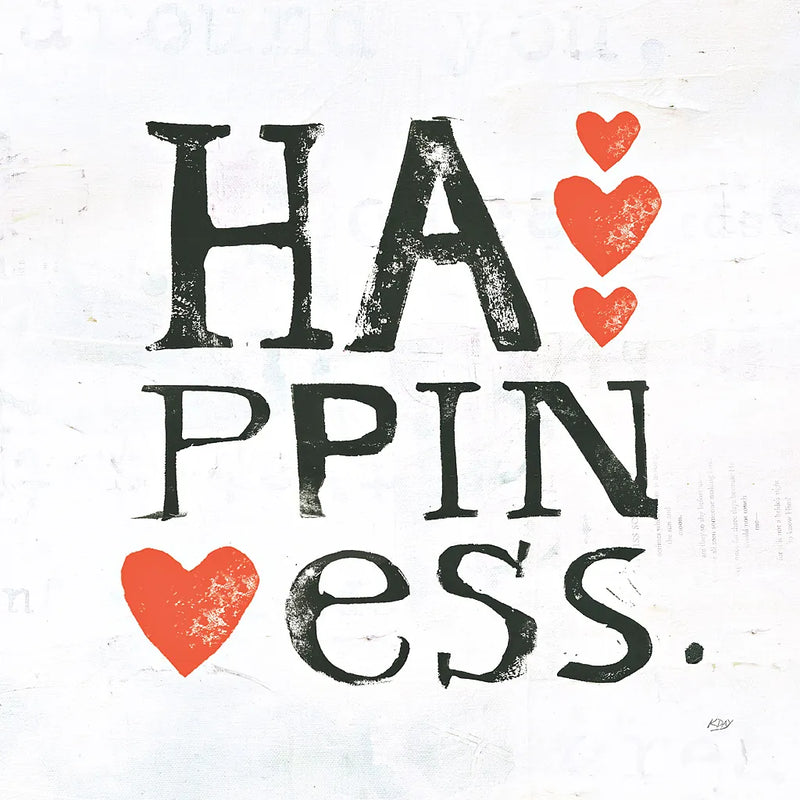 Happiness by Kellie Day. SKU 29367a. Archival Giclee Fine art print for wall decor.