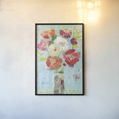 Jersey Queen Crop by Kellie Day. shown as a paper print in a black flame. Available as a archival giclee rolled canvas, fine art paper, or poster print. SKU 35735h.