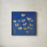 Kims Tulips Crop by Kellie Day. Shown in a sleek black glass frame for a contemporary gallery look. Available as an archival giclee rolled canvas, fine art paper, or poster print. SKU 72828a.