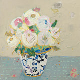 Kristens Peonies Neutral by Kellie Day. SKU 70611a. Archival Giclee Fine art print for wall decor.