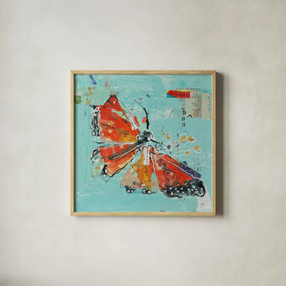 Monarch I Crop by Kellie Day. Shown in a natural wood glass frame for a timeless modern aesthetic. Available as an archival giclee rolled canvas, fine art paper, or poster print. SKU 27861a.