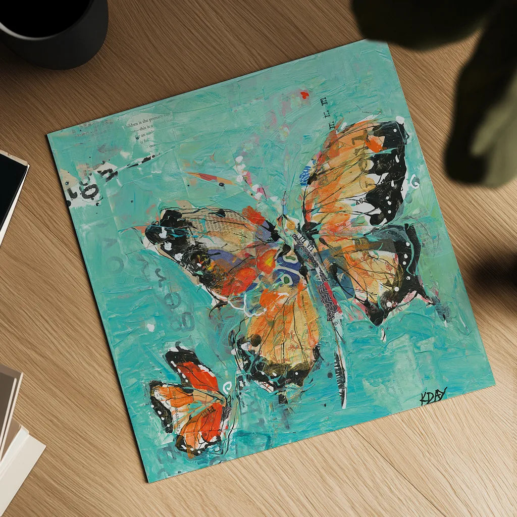 Monarch II by Kellie Day. Shown as a detailed flat fine art print, highlighting archival giclee quality. Available as an archival giclee rolled canvas, fine art paper, or poster print. SKU 27862a.