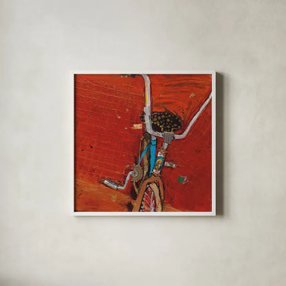 Perky Ts Crop by Kellie Day. Shown in a crisp white glass frame for a clean and minimalist style. Available as an archival giclee rolled canvas, fine art paper, or poster print. SKU 22075a.