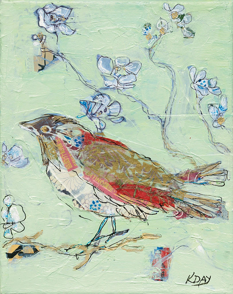 Sea Foam Bird by Kellie Day