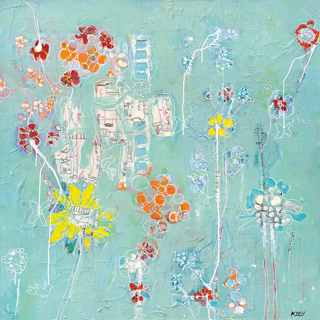 Spanish Homework by Kellie Day. SKU 27202a. Archival Giclee Fine art print for wall decor.