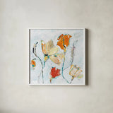 The Sanctuary II by Kellie Day. Shown in a crisp white glass frame for a clean and minimalist style. Available as an archival giclee rolled canvas, fine art paper, or poster print. SKU 23516a.