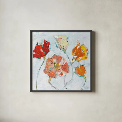 The Sanctuary III by Kellie Day. Shown in a sleek black glass frame for a contemporary gallery look. Available as an archival giclee rolled canvas, fine art paper, or poster print. SKU 23517a.