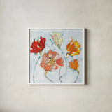 The Sanctuary III by Kellie Day. Shown in a crisp white glass frame for a clean and minimalist style. Available as an archival giclee rolled canvas, fine art paper, or poster print. SKU 23517a.