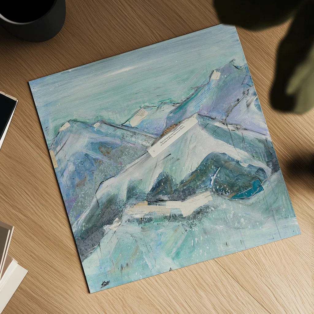 The Sun Never Says I by Kellie Day. Shown as a detailed flat fine art print, highlighting archival giclee quality. Available as an archival giclee rolled canvas, fine art paper, or poster print. SKU 22076a.