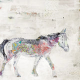 Wild Pinto Warm Grey by Kellie Day. SKU 36049a. Archival Giclee Fine art print for wall decor.