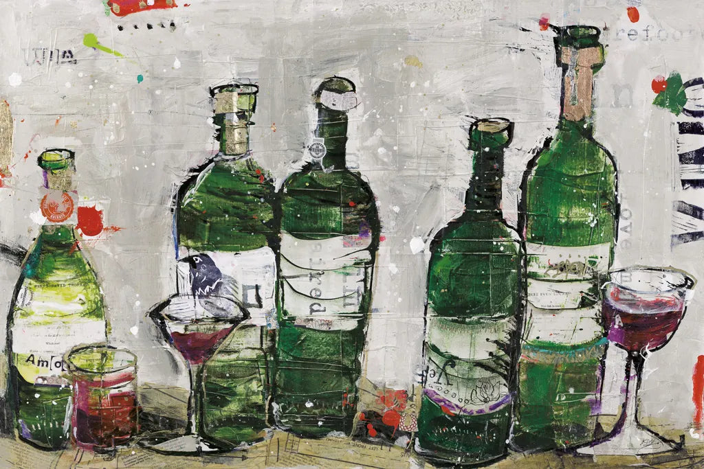 Win Win Green Grey by Kellie Day. SKU 36059i. Archival Giclee Fine art print for wall decor.