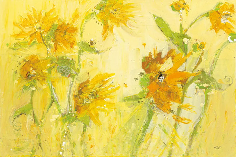 Your Sweet Orange Flowers by Kellie Day. SKU 36067i. Archival Giclee Fine art print for wall decor.