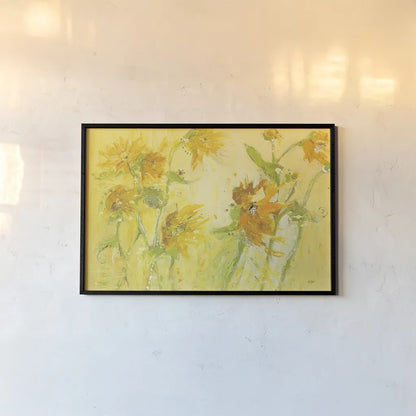 Your Sweet Orange Flowers by Kellie Day. shown as a paper print in a black flame. Available as a archival giclee rolled canvas, fine art paper, or poster print. SKU 36067i.