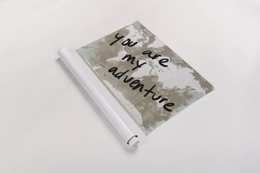 Adventure World by Kent Youngstrom. shown as a rolled paper print. Available as archival giclee rolled canvas, fine art paper, or poster print. SKU 82618i.