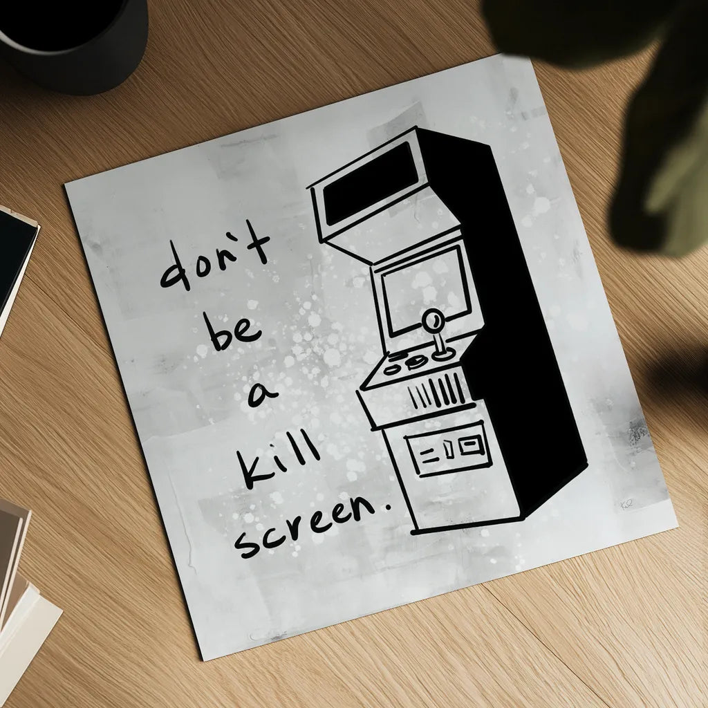 Arcade VI by Kent Youngstrom. Shown as a detailed flat fine art print, highlighting archival giclee quality. Available as an archival giclee rolled canvas, fine art paper, or poster print. SKU 81922a.