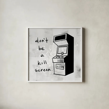 Arcade VI by Kent Youngstrom. Shown in a crisp white glass frame for a clean and minimalist style. Available as an archival giclee rolled canvas, fine art paper, or poster print. SKU 81922a.