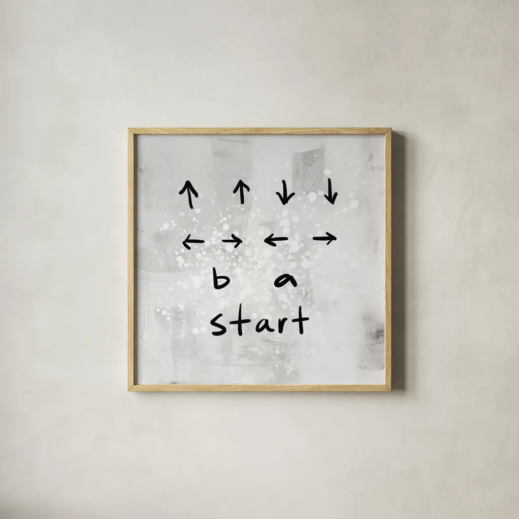 Arcade VII by Kent Youngstrom. Shown in a natural wood glass frame for a timeless modern aesthetic. Available as an archival giclee rolled canvas, fine art paper, or poster print. SKU 81923a.