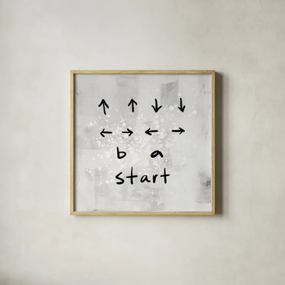 Arcade VII by Kent Youngstrom. Shown in a natural wood glass frame for a timeless modern aesthetic. Available as an archival giclee rolled canvas, fine art paper, or poster print. SKU 81923a.