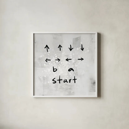 Arcade VII by Kent Youngstrom. Shown in a crisp white glass frame for a clean and minimalist style. Available as an archival giclee rolled canvas, fine art paper, or poster print. SKU 81923a.