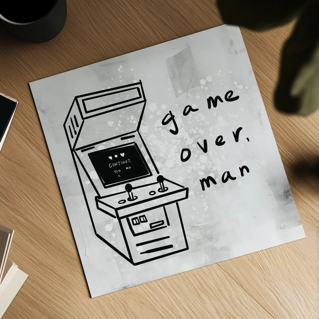 Arcade VIII by Kent Youngstrom. Shown as a detailed flat fine art print, highlighting archival giclee quality. Available as an archival giclee rolled canvas, fine art paper, or poster print. SKU 81924a.